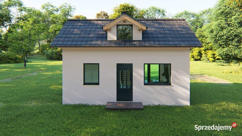 Projekt domu ZG51 na zgłoszenie 5m na ROD Sosnowiec