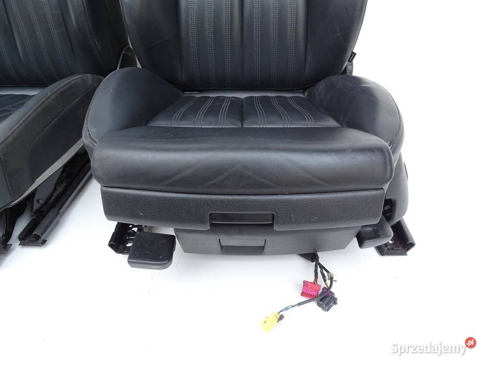 FOTELE FOTEL KANAPA SKÓRA KOMPLET SLINE AUDI A6 osobowe
