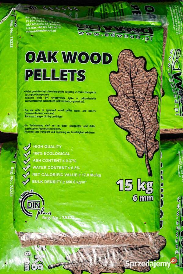 Pellet EdWood A1 DINplus pelet dębowy Jasienica Rosielna