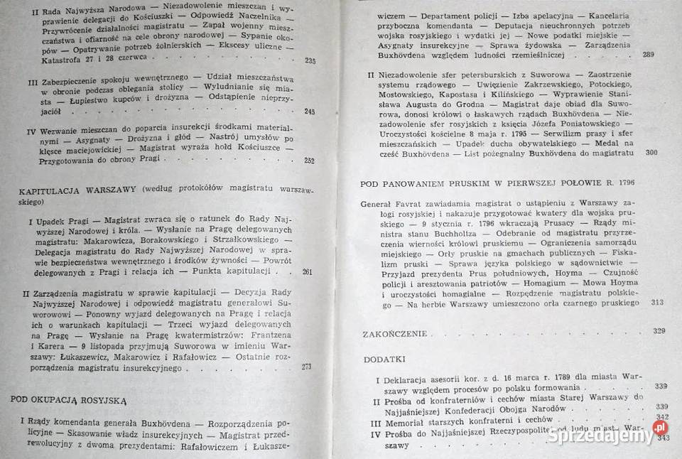 Mieszczaństwo warszawskie w końcu wieku XVIII W Chełm