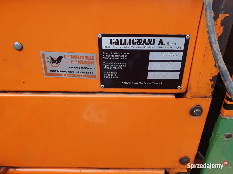 Gallignani 2200l Rolujące (belujące) Parądzice