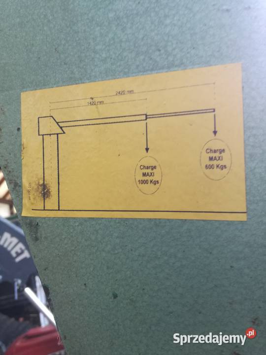 Dźwig big bag Markowa