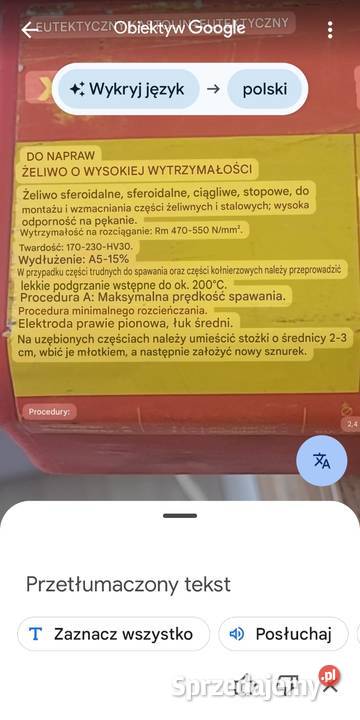Elektrody castolin eutectic XHD Inowrocław