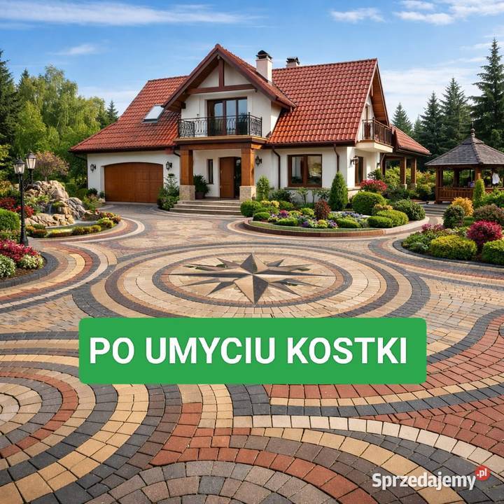 Mycie kostki brukowej elewacji mazowieckie