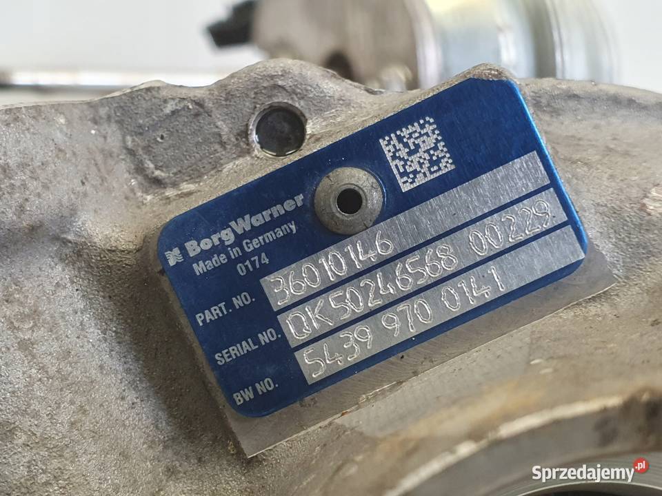 TURBOSPRĘŻARKA Volvo V60 24 D D4 turbo 36010146 Chełm