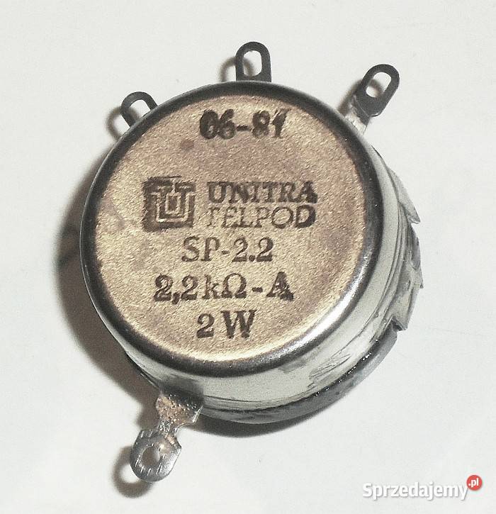 Potencjometr SP22 UNITRA TELPOD 22 k A 2 W PRL