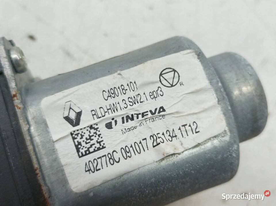 MECHANIZM SZYBY LEWY TYŁ SEDAN Renault Megane IV sprzedam
