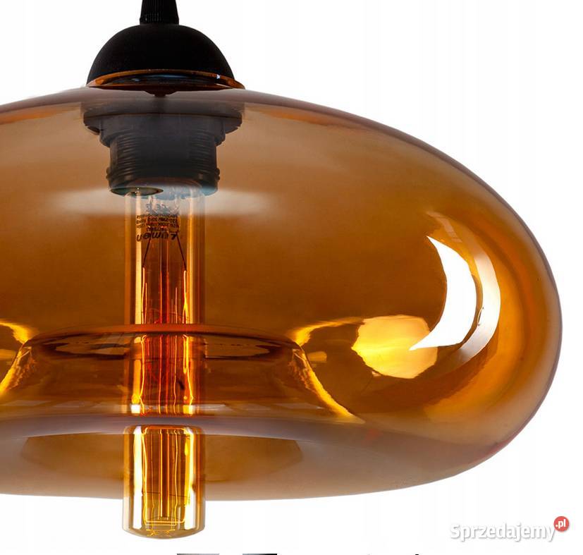 LAMPA WISZĄCA SUFITOWA ŻYRANDOL Szklana Kolory Oświetlenie podlaskie Choroszcz