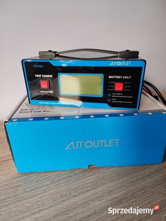 Inteligentny Prostownik AUTOUTLET 6V24V LCD NOWY Człuchów