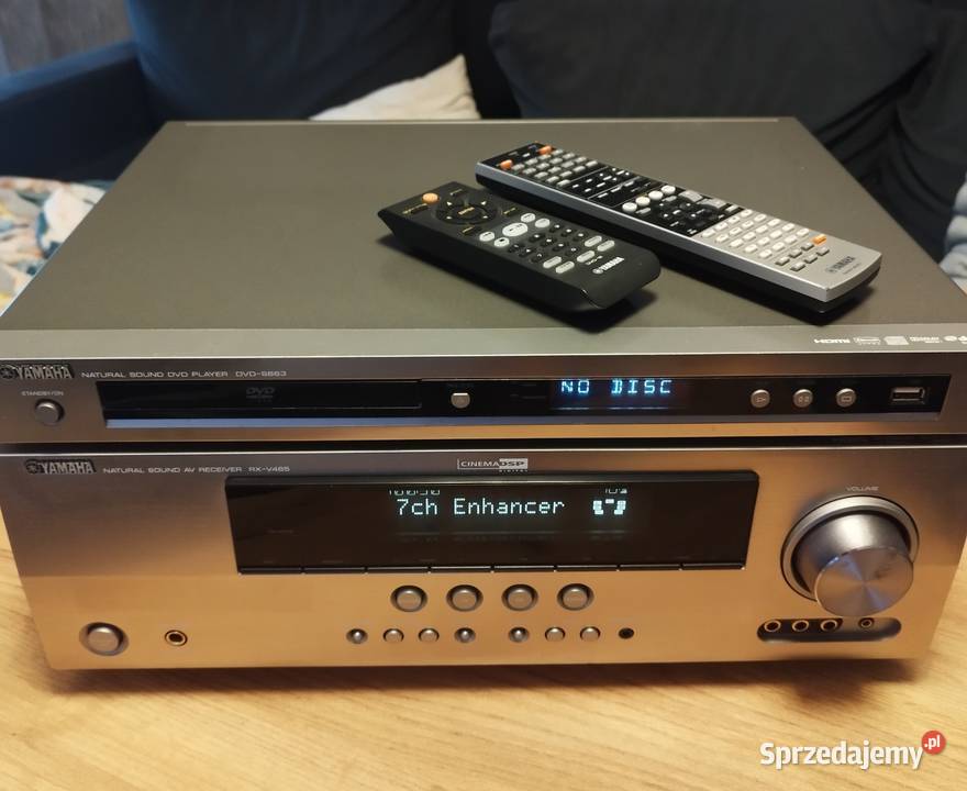 ZESTAW YAMAHA RXV465 DVDS663 sprzedam