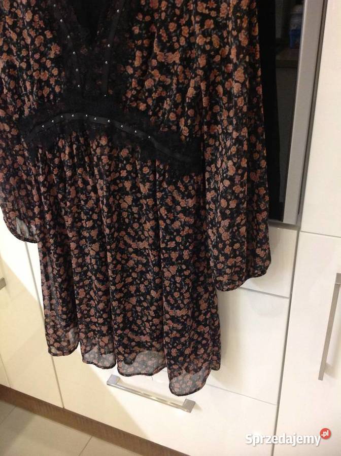 Sukienka Zwiewna Damska ZARA S j Nowa Zara Spódnice i sukienki Nowa Sól