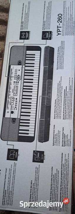 Używany Keyboard yamaha ypt260 wielkopolskie