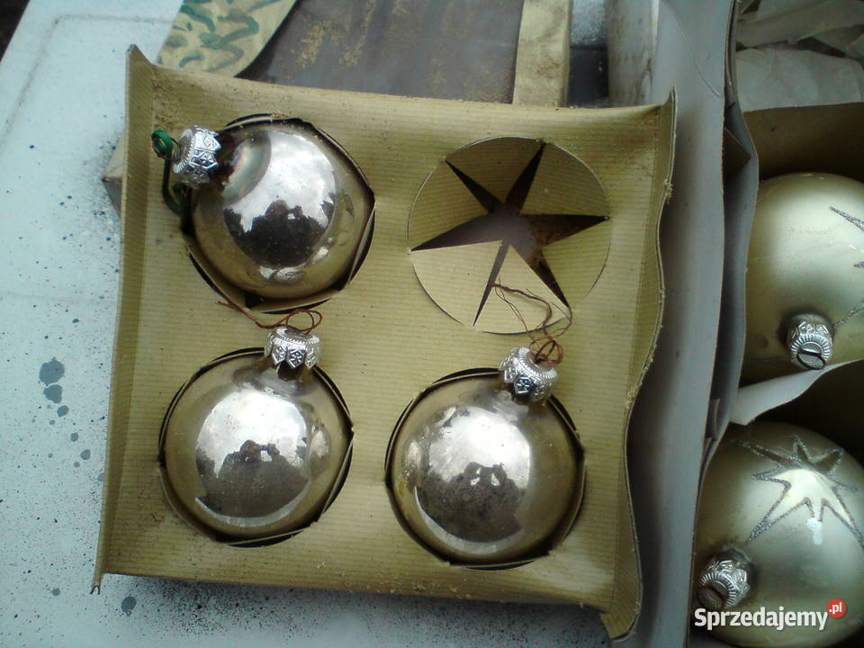 Bombki choinkowe szklane Aleksandrów Łódzki