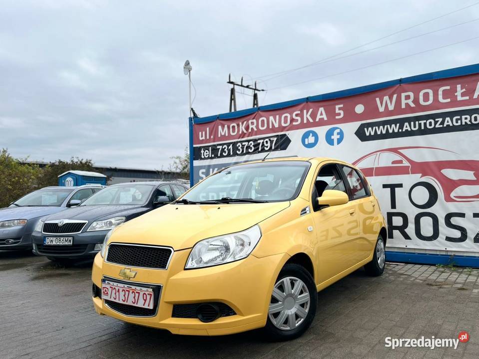 Chevrolet Aveo 12 Benzyna LPG BRC 2009 5 Wrocław
