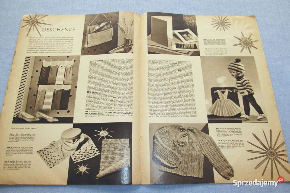 Berlins Modenblatt 121962 z wykrojami Vintage Skępe