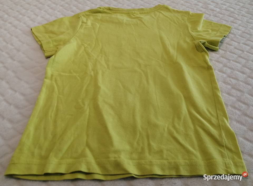 Koszulka krótki rękaw żółta krokodyl 104 Odzież śląskie Czeladź sprzedam
