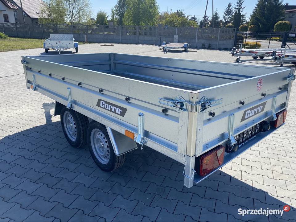 Mocna przyczepa lekka CARRO DELTA D3015 2w1 Kowal