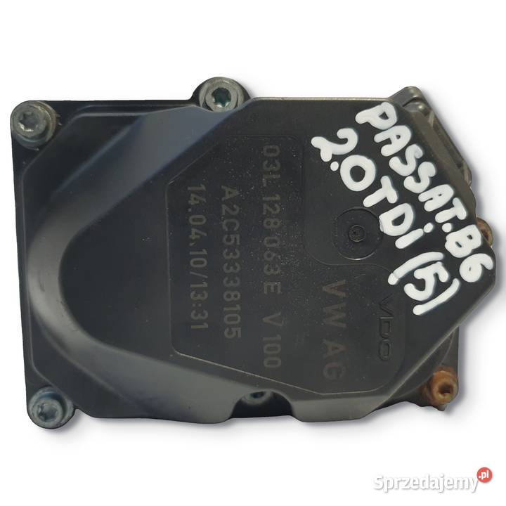 PRZEPUSTNICA VW Passat B6 20 TDI 03L128063E lubelskie Chełm sprzedam