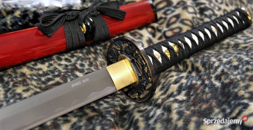 Miecz Samurajski Katana ostra pokrowiec Sokółka