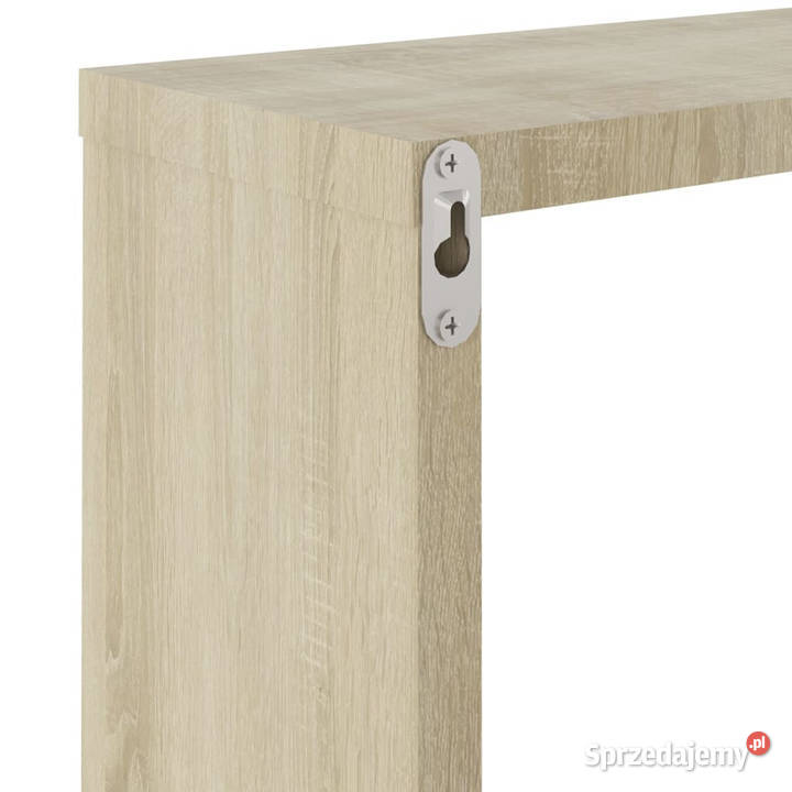 Półki ścienne kostki 4 dąb sonoma 30x15x30 Warszawa sprzedam
