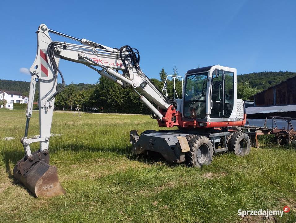 koparka kołowa takeuchi tb175W jcb volvo cat małopolskie Sucha Beskidzka
