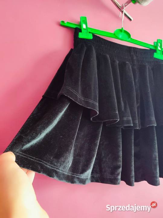 Elegancka Czarna Spódniczka Mini Lekka Letnia podlaskie Suwałki