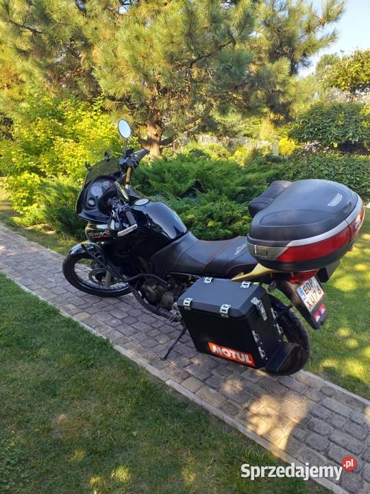 Honda transalp kufry grzane manetki Paradyż