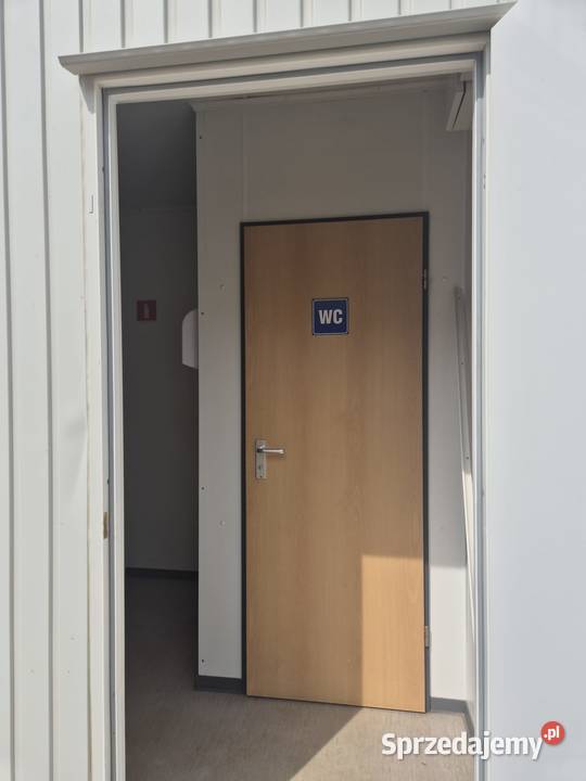 Kontener biurowy z wc i umywalką sprzedam AB Gdańsk