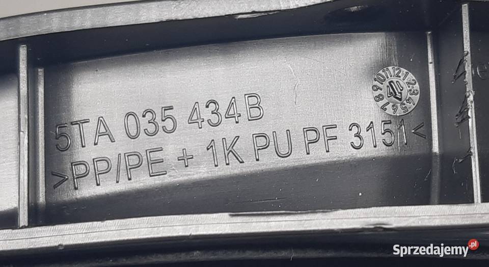 OBUDWOWA GŁOŚNIKA DRZWI VW TOURAN 5TA035434B Mielęcin sprzedam