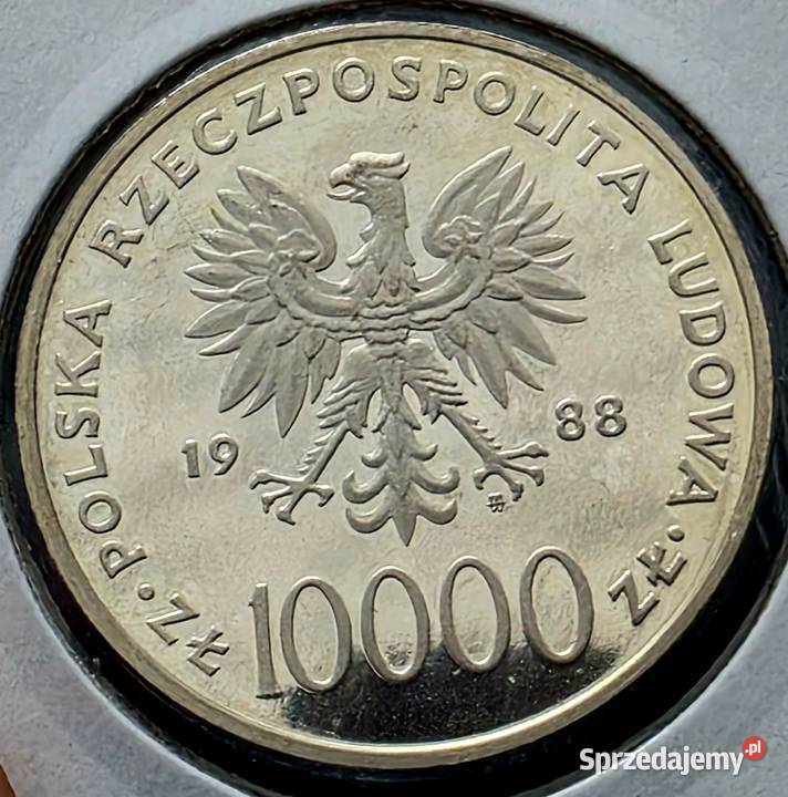 10000 Jan Paweł II 1988 x 2 Sosnowiec