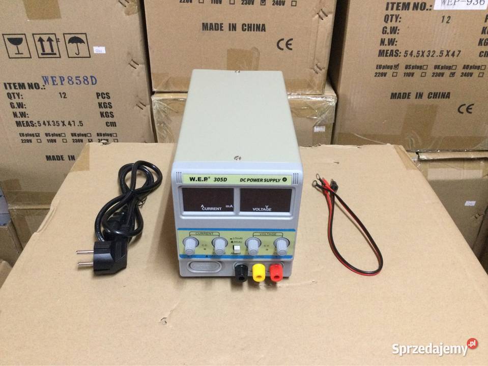 Zasilacz serwisowy WEP 305DII 30V 5A 230V Elektryczne Zawiercie
