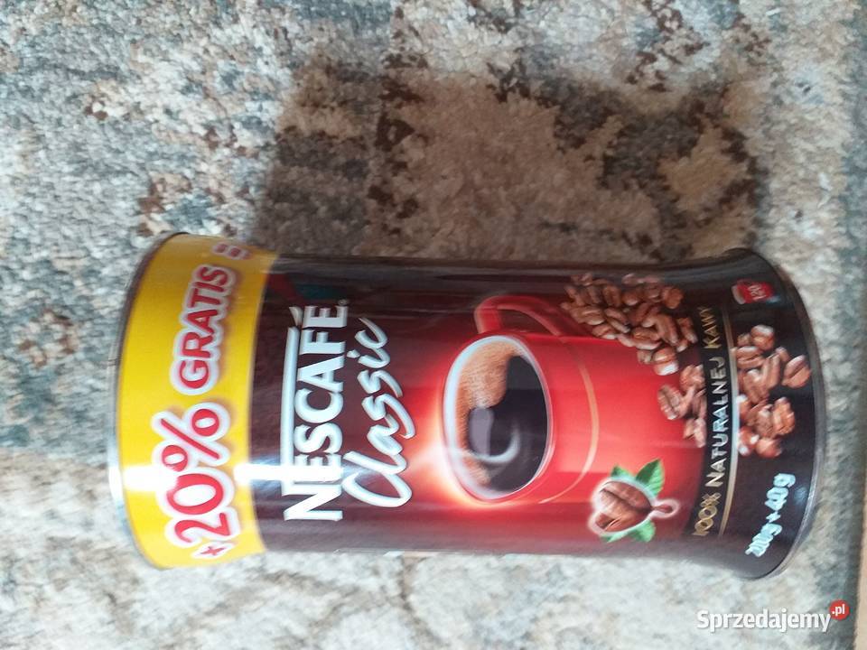 Puszka metalowa Nescafe śląskie Tychy