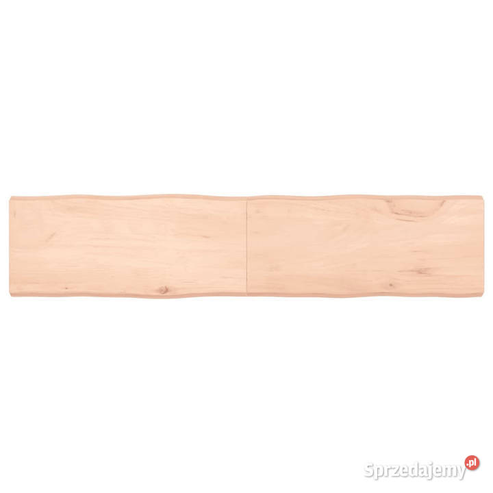 Blat stołu 180x40x26 surowy lity dąb naturalną Warszawa