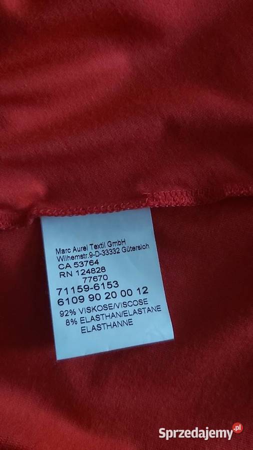 Śliczna sukienka Marc Aurel rozmiar 36 38 czerwony Lublin