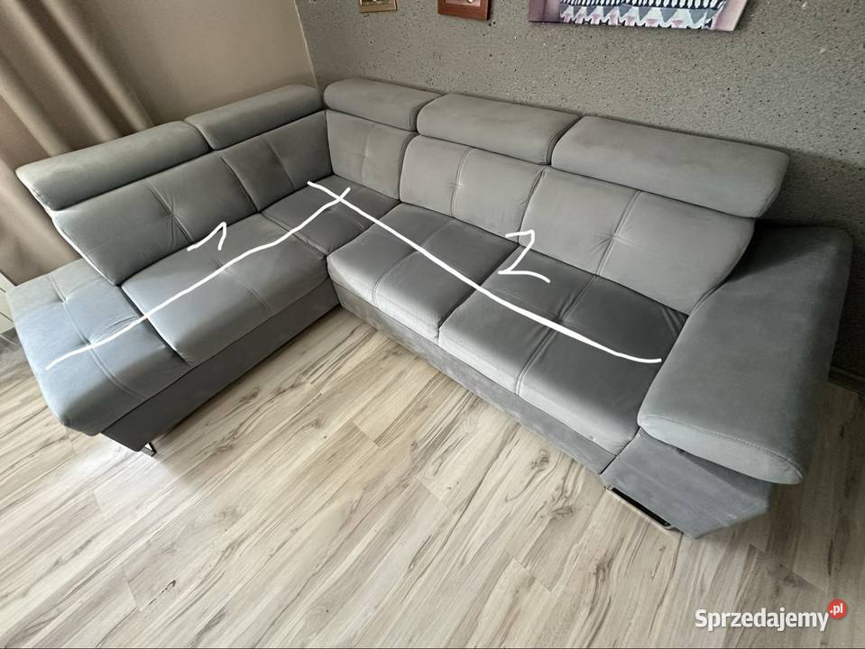 Elegancki duży narożnik Pacyna