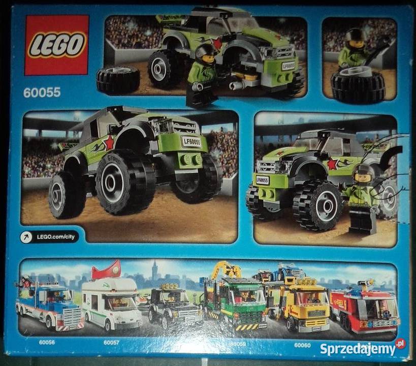 klocki Lego 60055 Monster Truck nowe Klocki Rzeszów sprzedam