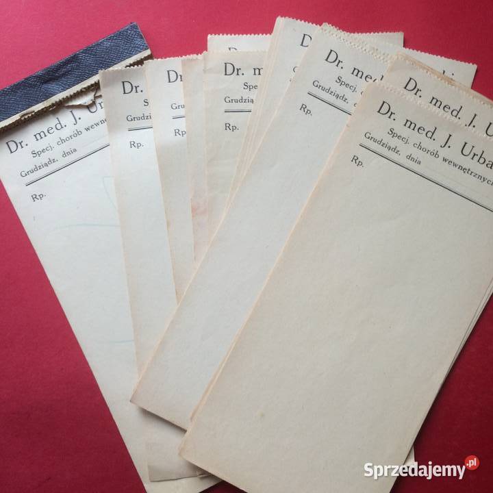 1325 Druki Recept dr Urbański Szczecin
