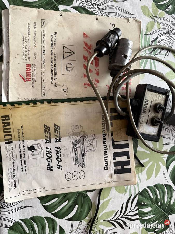 Rozsiewacz nawozu Rauch Beta 1100H Elektrozawory nieuszkodzony wielkopolskie