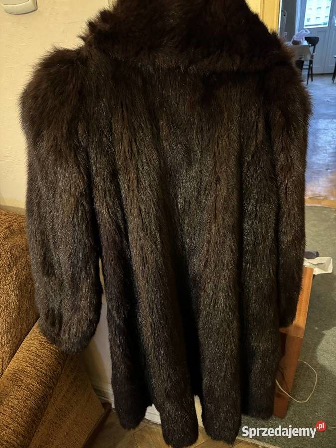 Piękne naturalne futro długość 34 Rozmiar 44(XXL) Łódź