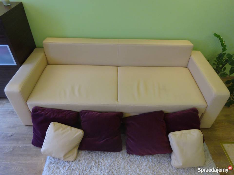 Sofa z funkcją spania WAJNERT ekoskóra