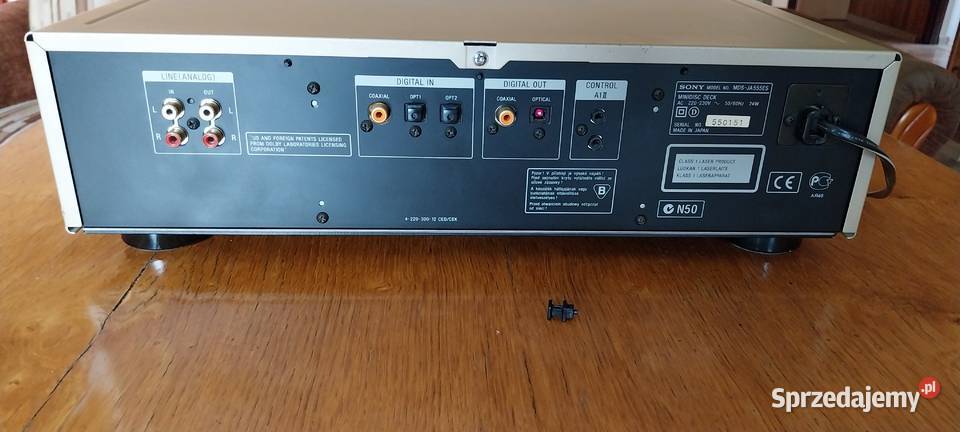 Mini disc Sony MDSJA555 ES Minidisc inne modele Odtwarzacze CD i MD wielkopolskie Mikstat