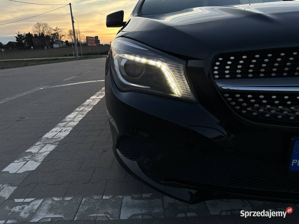 MercedesBenz CLA 250 2014 Czarna Luksusowa Coup małopolskie Proszowice