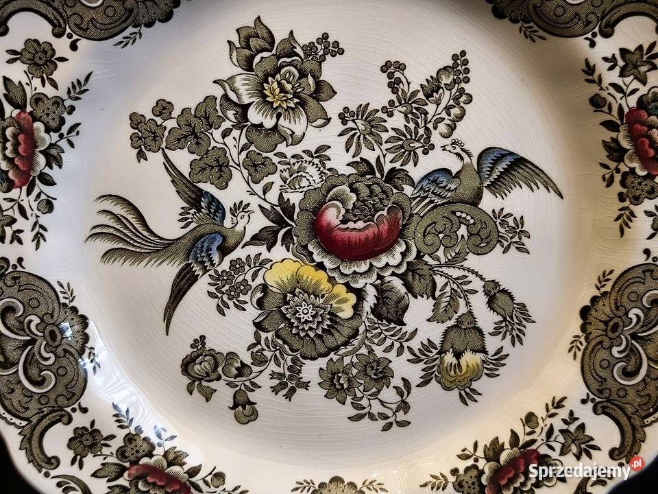 Talerz płaski angielski Ridgway Windsor Porcelana i szkło lubelskie Chełm