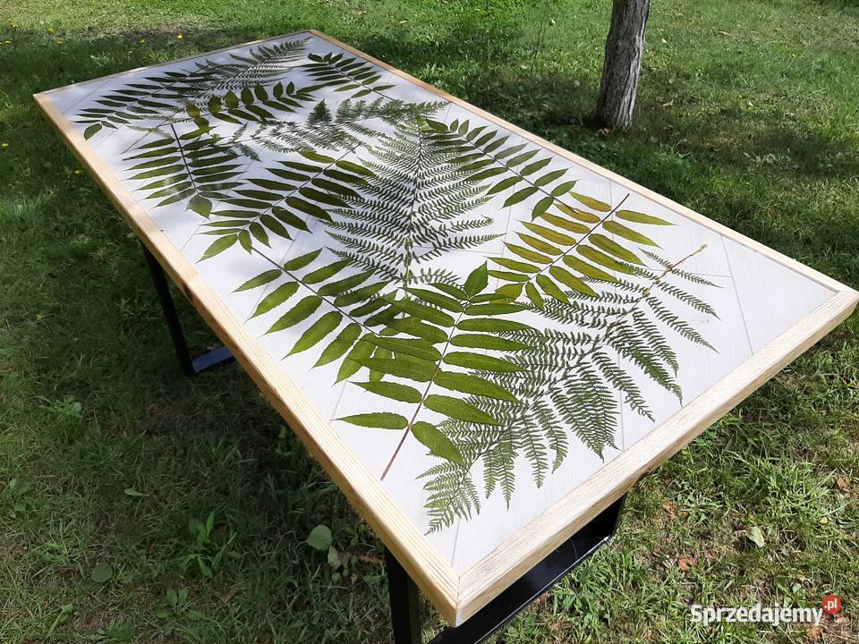 Stół z żywicą 148.5cm Łazy