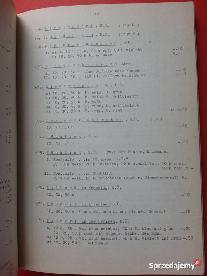 3064 Katalog Austriackich Notgeldes 19161921 Szczecin