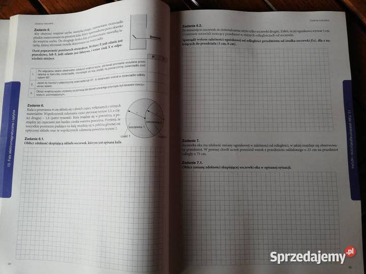 Teraz matura fizyka zadania i arkusze maturalne Kraków sprzedam