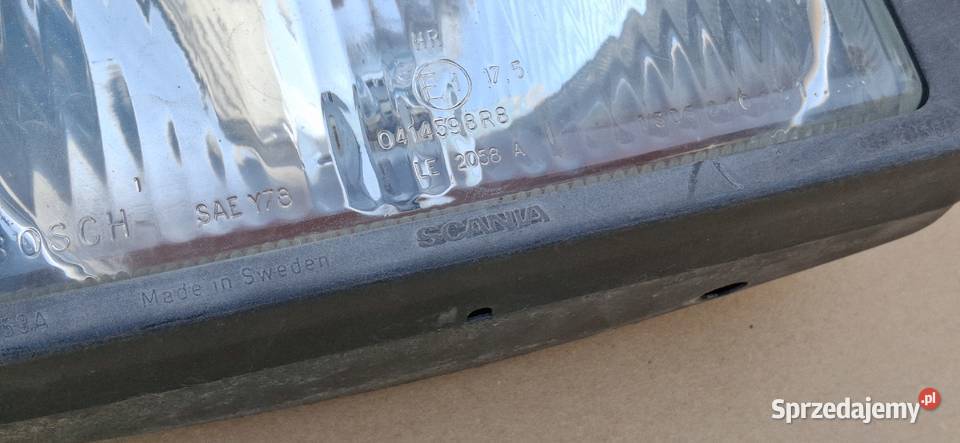 SCANIA HALOGEN DALEKOSIĘŻNY REFLEKTOR HALOGENY Lampy przeciwmgielne Bieleń