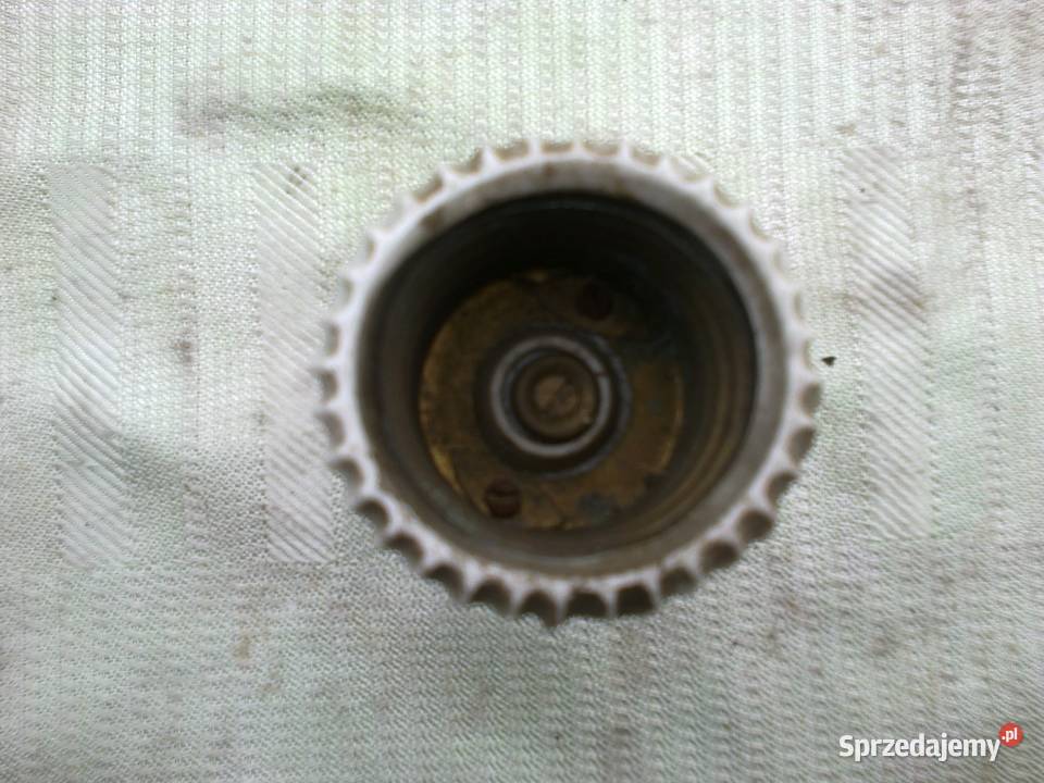 Oprawka żarówki mosiądz porcelana z prl Dąbie