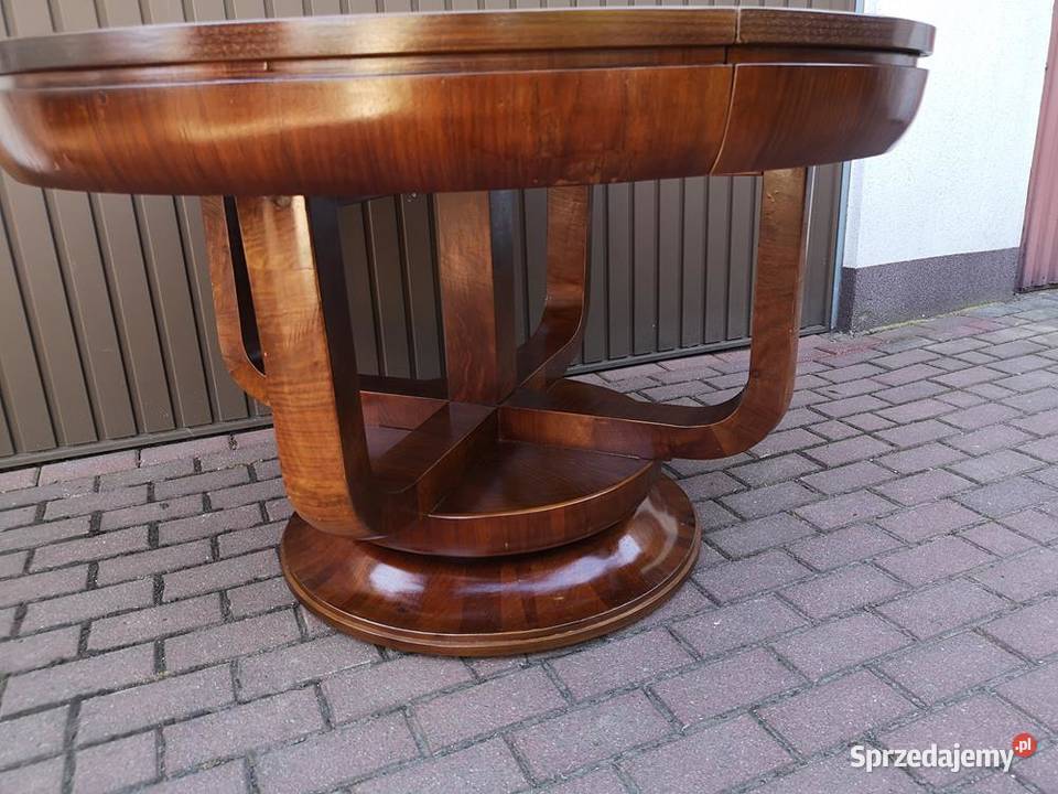 Stół ARTDECO Orzech 129 Unikat Duży Antyk Stary