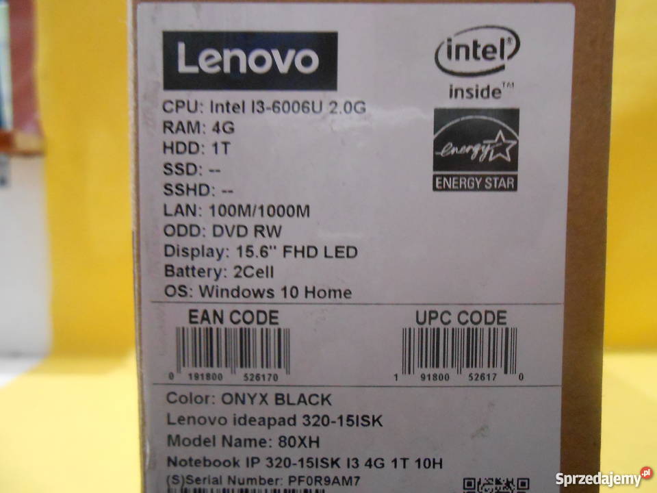 LAPTOP Lenovo IdeaPad 320 15ISK 4GB śląskie Katowice